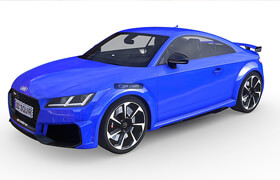 3D squir - Audi TT RS Coupe 2020 - 3dmodel