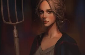 Medieval peasant woman - time lapse video by  Svetlana Tigai