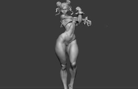 Artstation - ChunLi Video Tutorial (without Audio) - Pablo Perdomo