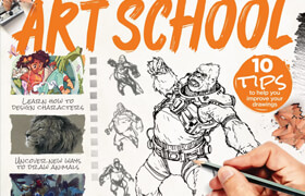 LearnIt Series ImagineFX v1, Art School - Issue 99, 2021 - book  ​