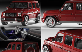 Mercedes Benz G63 AMG 2019 MAX FBX OBJ VRAY & CORONA - 3dmodel