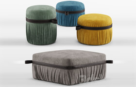 Herm poufs - Potocco