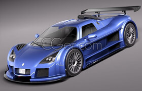 Squir - Gumpert Apollo - Vray - 3D Model [3ds-c4d-fbx-lwo-max-obj]