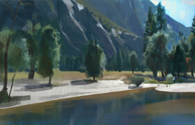 Gumroad - Virtual Plein Air Painting Process