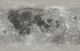 MOON TEXTURE 4K 27K - 材质贴图  ​