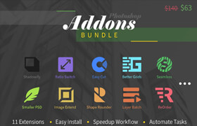 Creativemarket - Photoshop Add-Ons Bundle