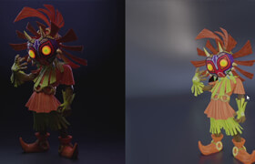 FlippedNormals - Stylized Character Sculpting in ZBrush - Majora & Skull Kid