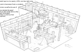 Foundation Patreon - 3.4 Interior Line Drawing