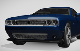 Car models from Sketchfab - challenger