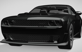 Car models from Sketchfab - hennessey dodge challenger srt demon 2019