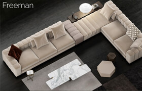 Minotti Freeman Sofa