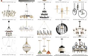 29个3dsky网站的pro级别吊灯模型