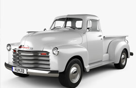 Hum3d - Chevrolet Advance Design Pickup 1951 3D model