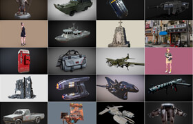 PBR Game 3D Models Bundle September 2022