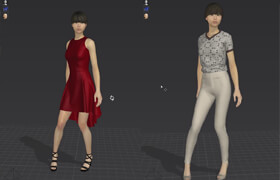 Udemy - Fashion Design Sketch in 3D using Marvelous Designer