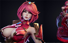 ArtStation - Xenoblade Chronicles - Pyra - 3D Print Model