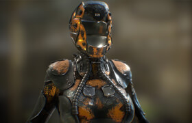 Sketchfab - ARMOR CYBER Z29 BY OSCAR CREATIVO