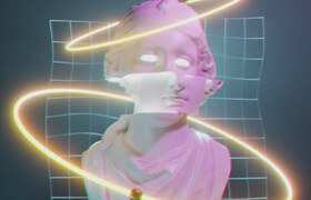 Skillshare - Blender 3D for Beginners Create a 3D Vaporwave Animation