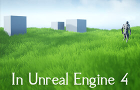 UE4 Stylized Grass scene - Lucen grass setup