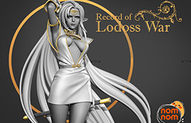 Cgtrader - Pirotess - Record of Lodoss War 3D print model