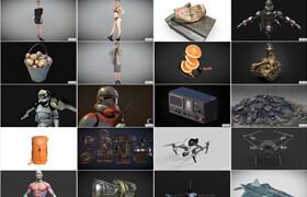 PBR Game 3D Models Bundle 2 February 2023 29GB