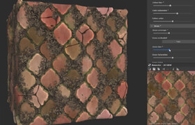 Oday Abuzaeed - Stylized Bricks Generator - Substance风格化砖纹材质生成器