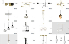 149套灯具模型合集