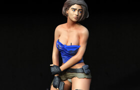 Exclusive 3D Print - Woman Resident Evil - 3D Print Model