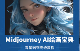 【正版】【大师】Midjourney AI绘画宝典（零基础到高级教程）