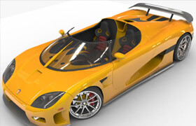 koenigsegg  car 3d model