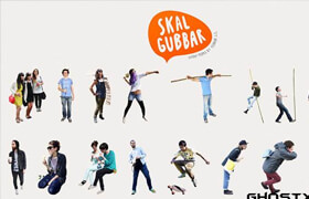 SKALGUBBAR Free 2D Cutout People