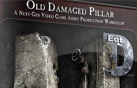 Eat3d - Old Pillar Next Gen Modelling - 3DS Max & Mudbox