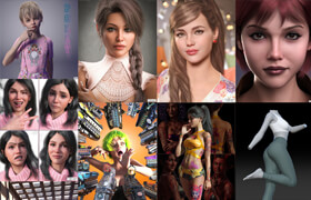 Daz 3D Poser Bundle 4-1 November 2023