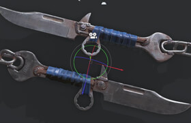 Artstation - Florian Neumann - Post Apocalyptic Knife Game Asset Tutorial