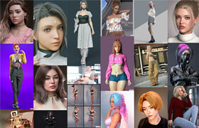 Daz 3D Poser Bundle 4 December 2023