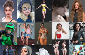 Daz 3D Poser Bundle 5 December 2023