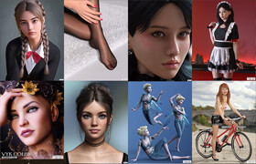 Daz 3D Poser Bundle 3 February 2024