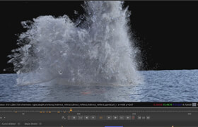 Udemy - Mastering WaterFX in Houdini Plane Crash Effect