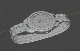 Udemy - Designing A Detailed 3D Watch In Blender 3.3