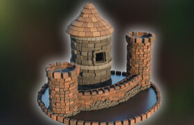 Udemy - Blender Basics Geometry Node Brick Walls Workshop