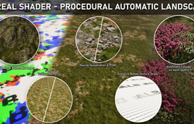 Artstation - Unreal Shader - Procedural Automatic Landscape