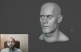 Udemy - Noob's Guide to Head sculpting in Blender