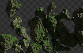 Rock Cliff Maker for Blender