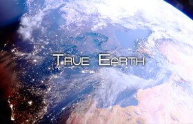 True Earth 逼真的高清地球模型