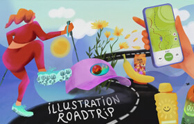 Skillshare - Illustration Roadtrip- Unlock Your Creative Confidence with Procreate & Adobe Photoshop - Yifat Fishman