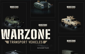 KitBash3D - Warzone Transport Vehicles