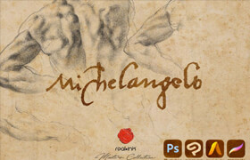 Real-ink Michelangelo Mega Pack - 绘画笔刷