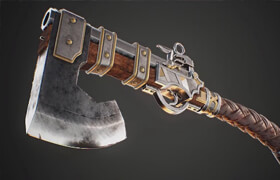 Udemy - Advanced 3D Modeling Creating Realistic Axe Gun