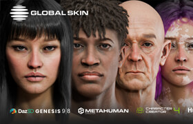 Globalskin - Blender 终极皮肤着色器