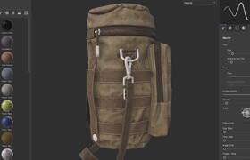 Artstation - Realistic-Water Bottle Pouch Full Creation Process (Clo3dmarvelous designer)